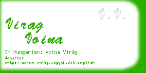 virag voina business card